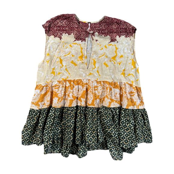 Free People Gotta Have You Tunic Top Women’s Size XS Hi-Low Semi Sheer Boho - Picture 2 of 12